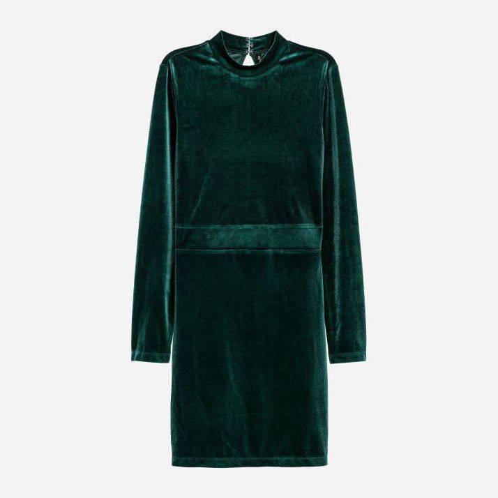 

Платье H&M 3hm05330074 34 Зеленое