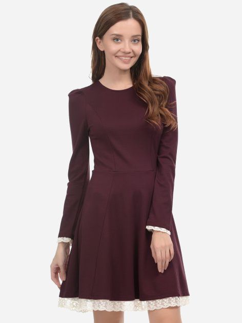 

Платье H&M 3hm05330107 34 Бордовое
