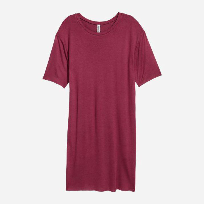 

Платье H&M 3hm05300095  Бордовое, Платье H&M 3hm05300095 XS Бордовое