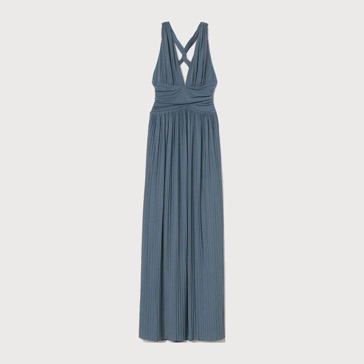 

Платье H&M 71808607  Темно-серо-бирюзовое, Платье H&M 71808607 46 Темно-серо-бирюзовое