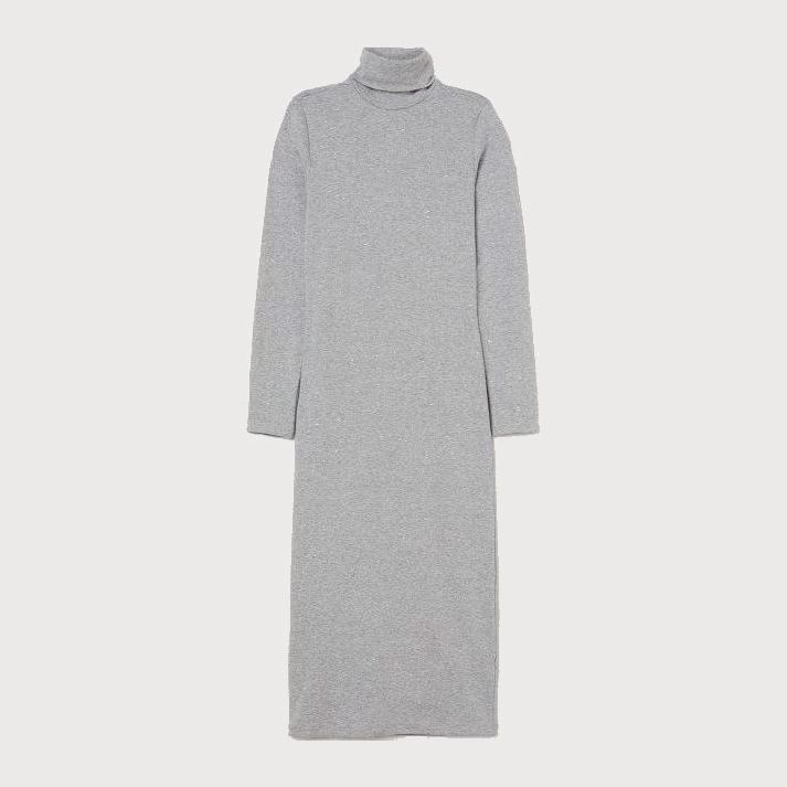 

Платье H&M 7022080  Светло-серое меланж, Платье H&M 7022080 L Светло-серое меланж