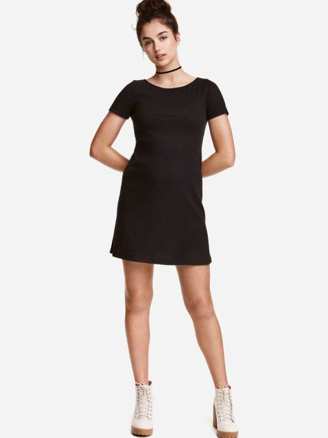 

Платье H&M 0437735_02  Черное, Платье H&M 0437735_02 L Черное