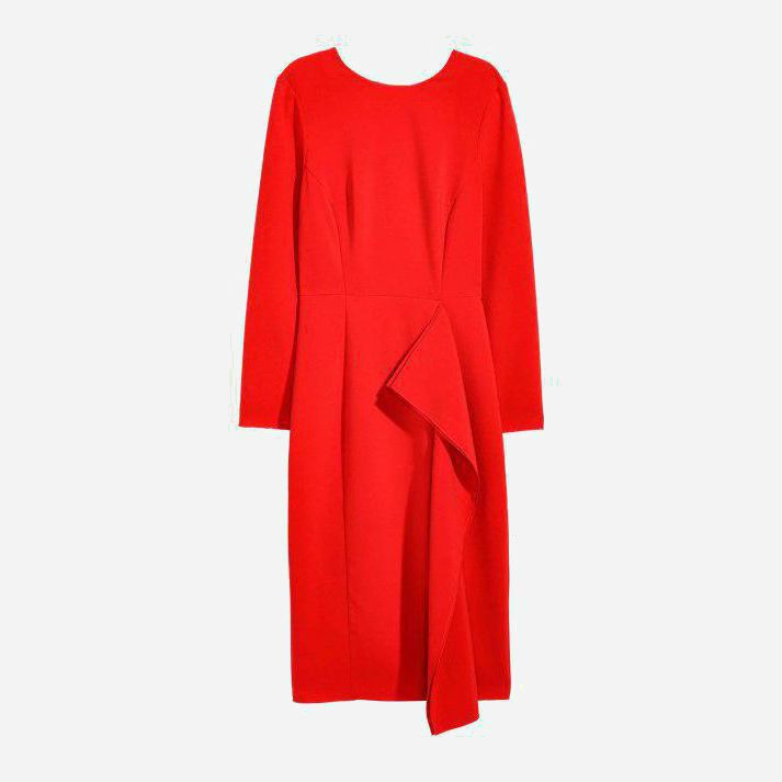 

Платье H&M N4326204  Красное, Платье H&M N4326204 40 Красное