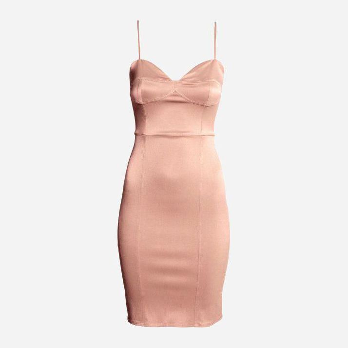 

Платье H&M 1712-4461824  Бежевое, Платье H&M 1712-4461824 46 Бежевое