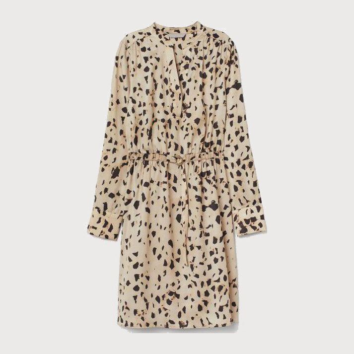 

Платье H&M 2612-7099871 38 Бежево-черное