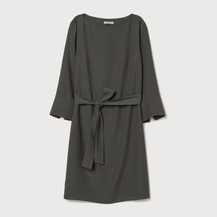 

Платье H&M 0649397-9  Хаки, Платье H&M 0649397-9 46 Хаки