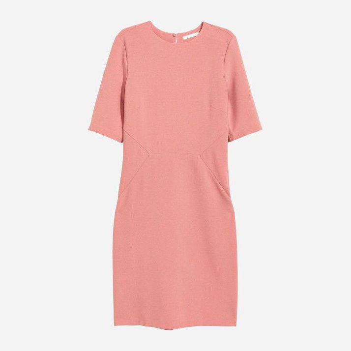 

Платье H&M 0429942  Темно-розовое, Платье H&M 0429942 40 Темно-розовое