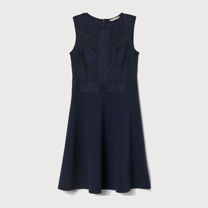 

Платье H&M 8673651dm  Темно-синее, Платье H&M 8673651dm L Темно-синее