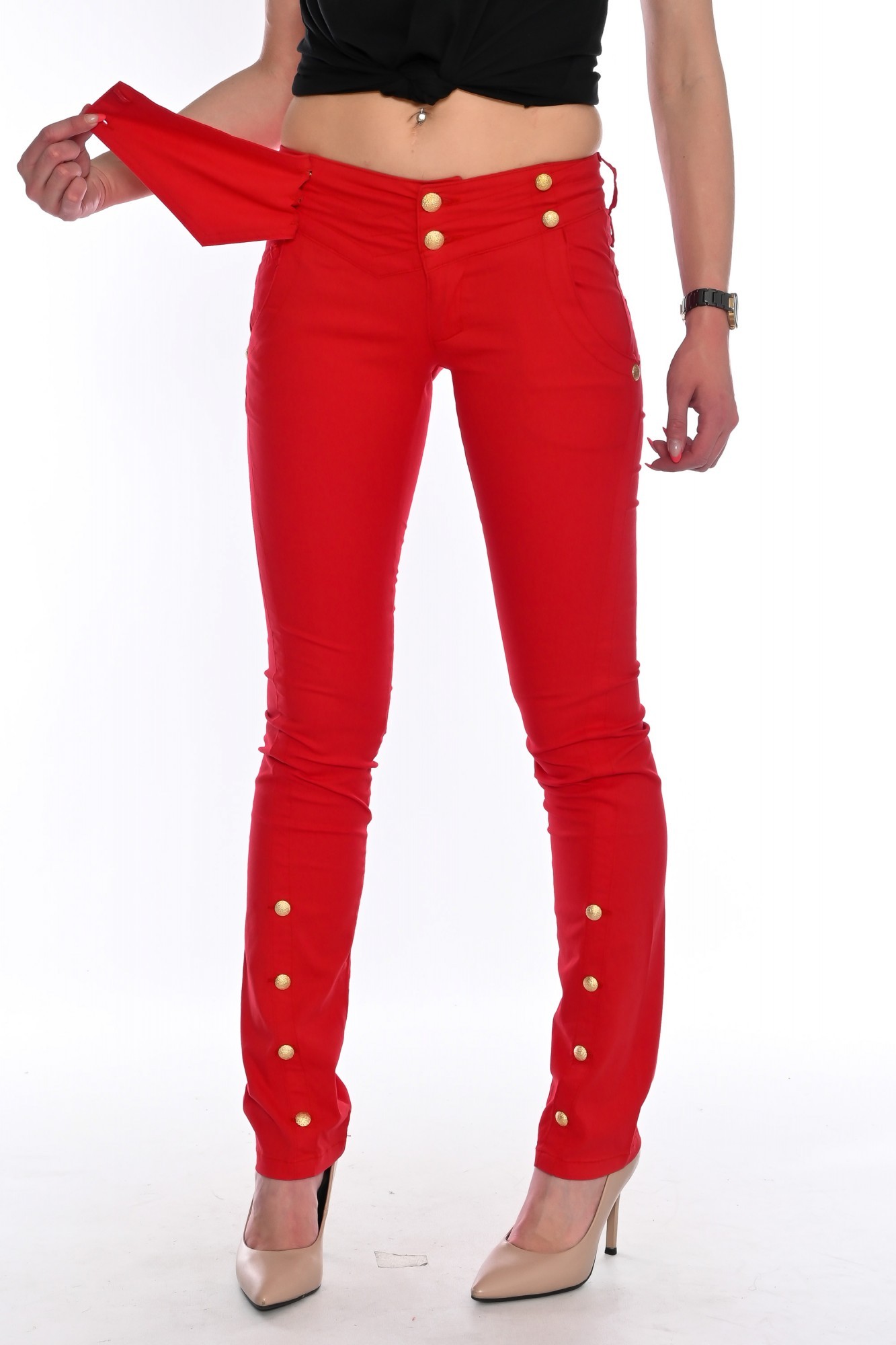

Брюки OMAT jeans 9397-442 W  Красные, Брюки OMAT jeans 9397-442 W 25 Красные