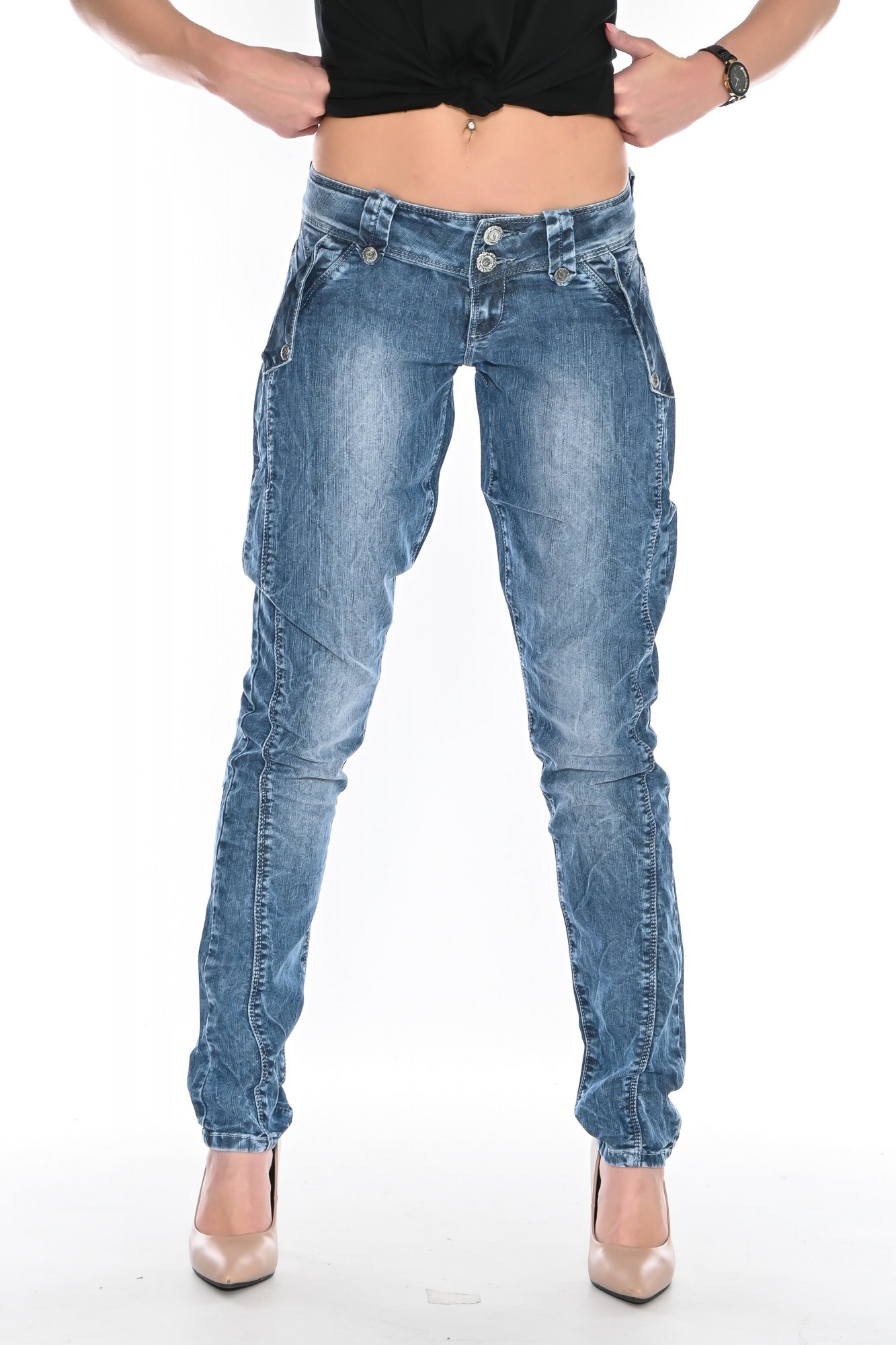 

Джинсы OMAT jeans 9635-768 W 27 Синие