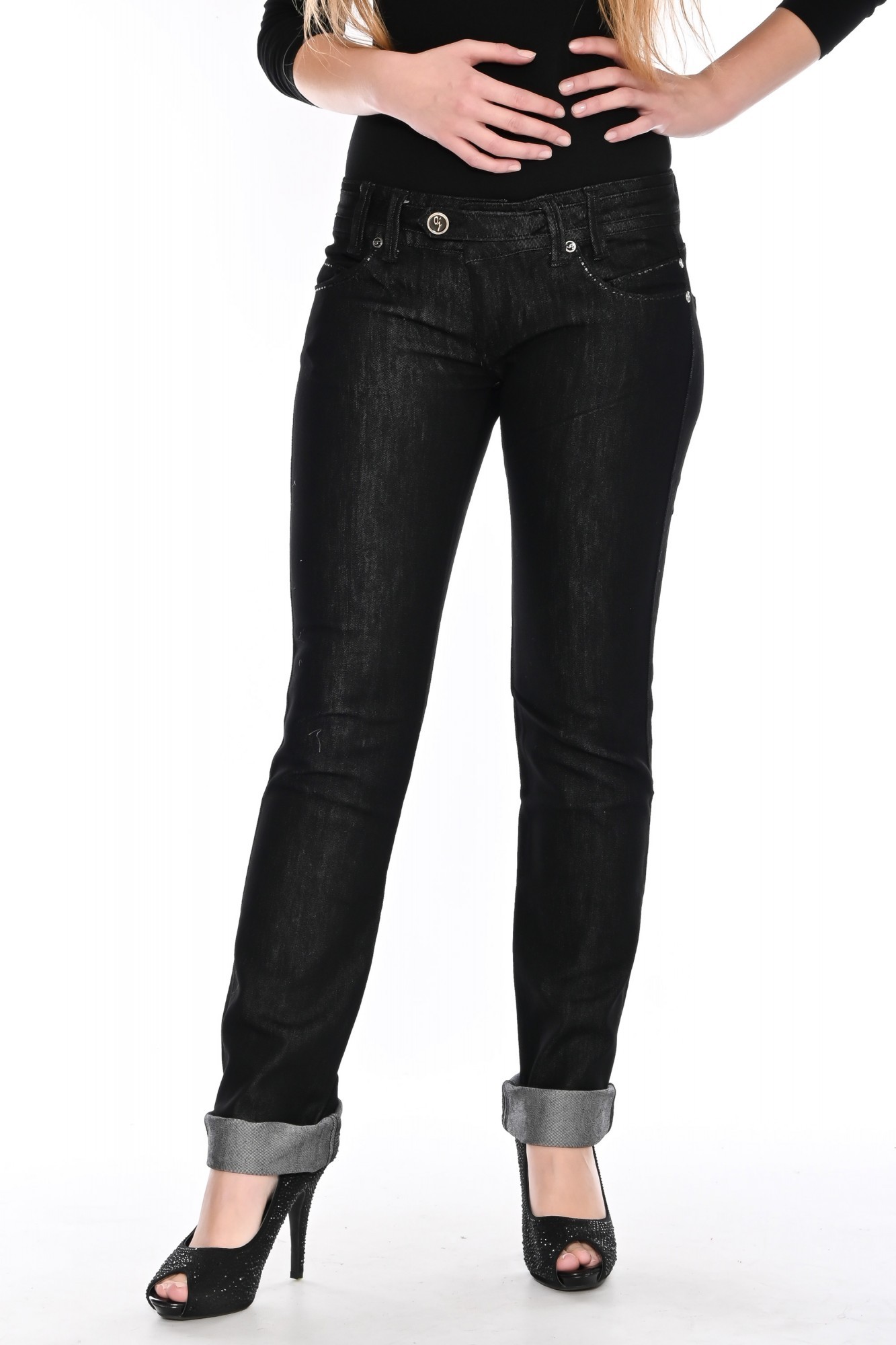 

Джинсы OMAT jeans 9486-719 W  Черные, Джинсы OMAT jeans 9486-719 W 26 Черные