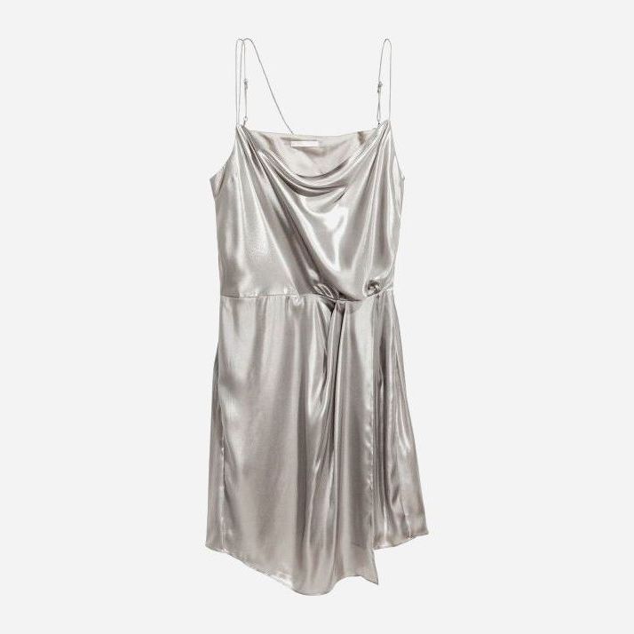 

Платье H&M 527297 46 Серебристое