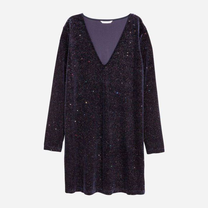

Платье H&M 6040466RP21 M Темно-синее