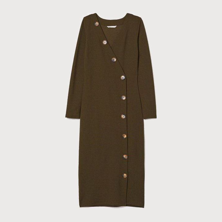 

Платье H&M 7171308RP21  Хаки, Платье H&M 7171308RP21 44 Хаки