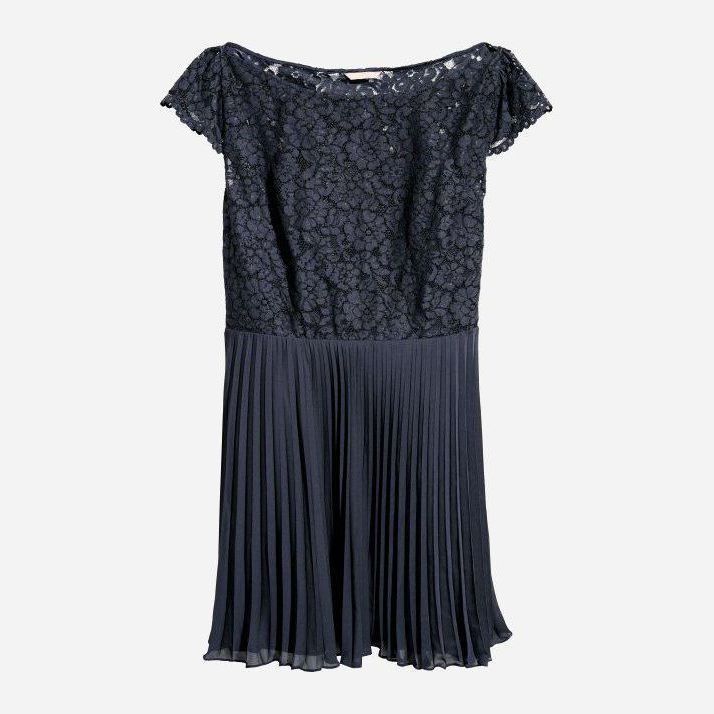 

Платье H&M 5734586-AAQJ 54 Темно-синее