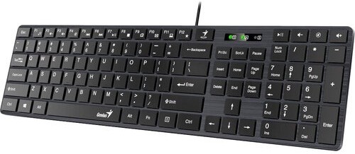 

Клавиатура Genius Slim Star Black UKR