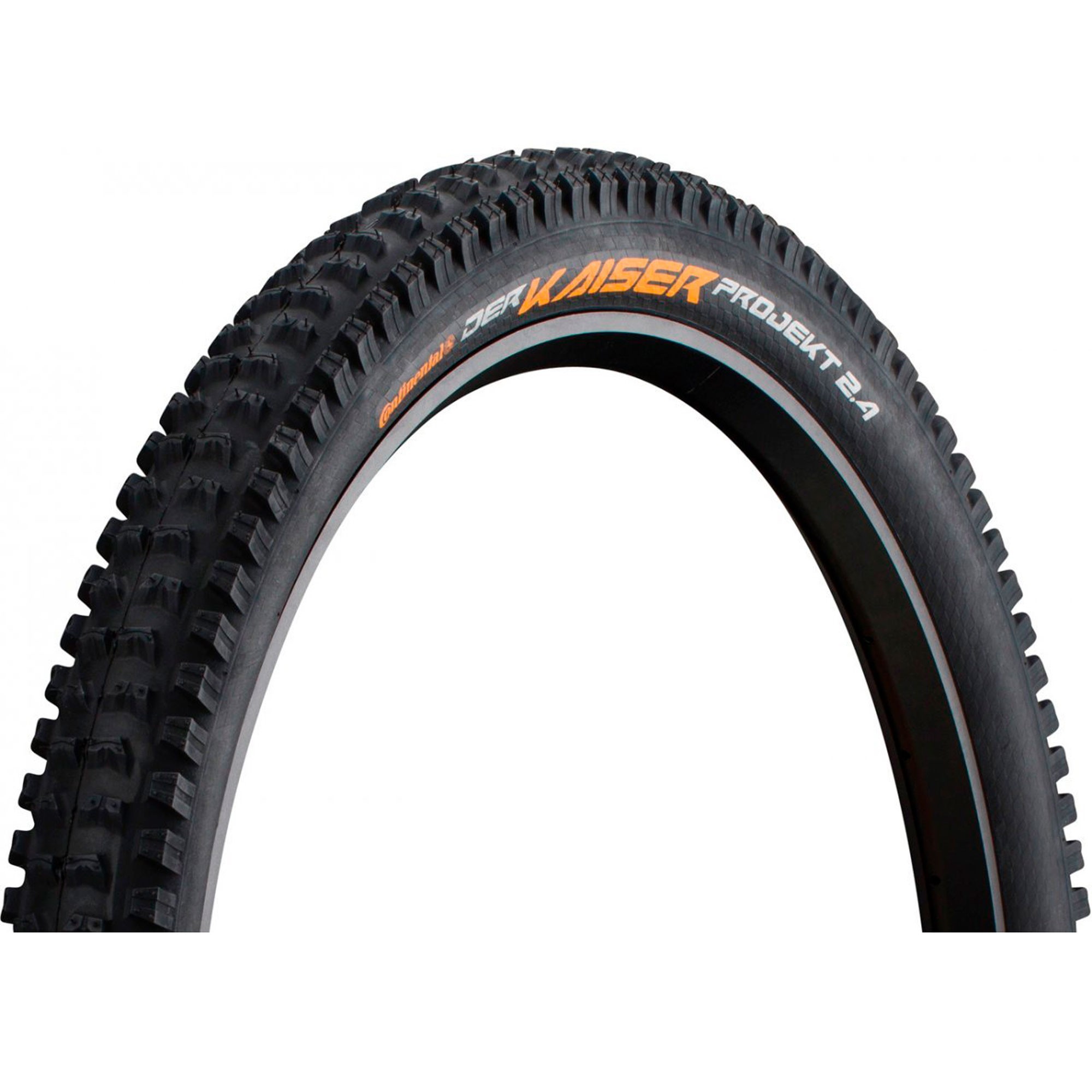 

Покрышка бескамерная Continental Der Kaiser Projekt, 26"x2.40, 60-559, черная, складная, BlackChili, ProTection Apex, Skin, 900 гр, (101566)