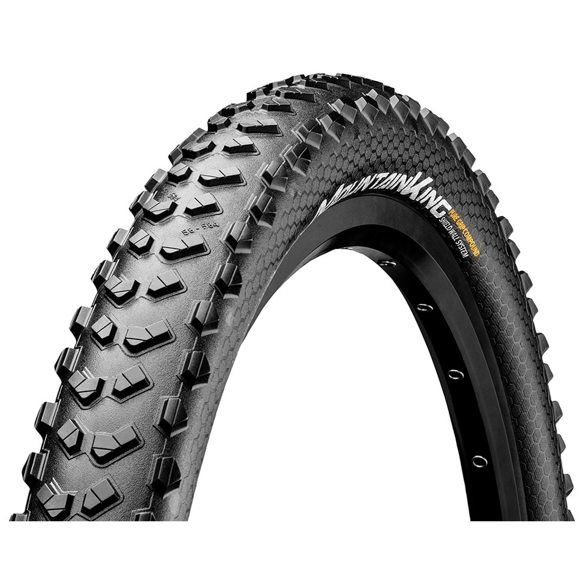 

Покрышка бескамерная Continental Mountain King 27.5"x2.3, черная, складная, ProTection, Skin (101461)