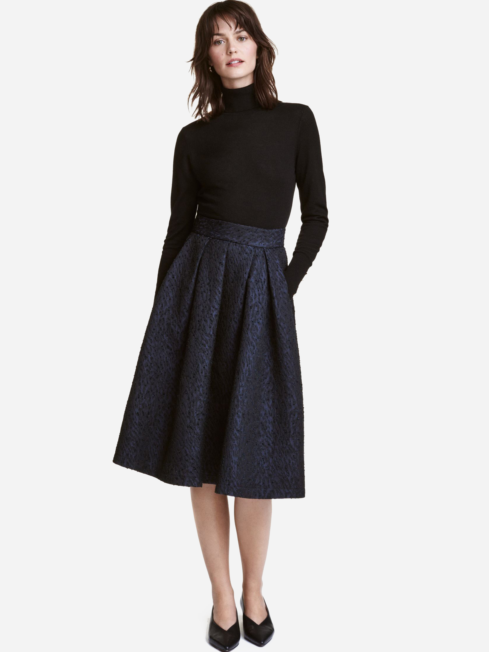 

Юбка H&M 76900536 36 Синяя