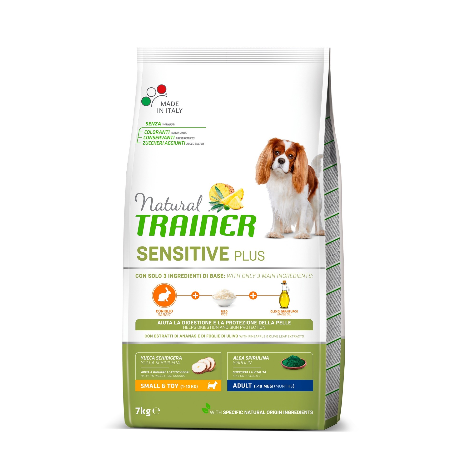 

Сухой корм для собак Natural Trainer Dog Sensitive Plus Adult Mini With Rabbit 7 кг монопротеиновый корм для взрослых собак мелких пород