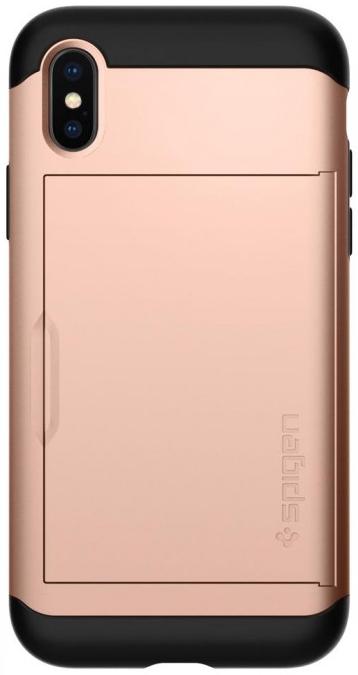 

Панель Spigen Case Slim Armor CS для iPhone X/XS Blush Gold