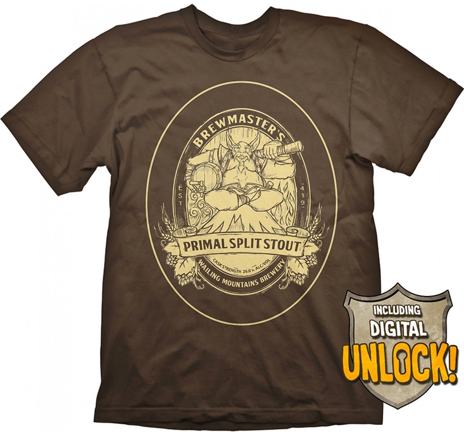 

Футболка Gaya DOTA 2 T-Shirt - Brewmaster + Ingame Code, XXL
