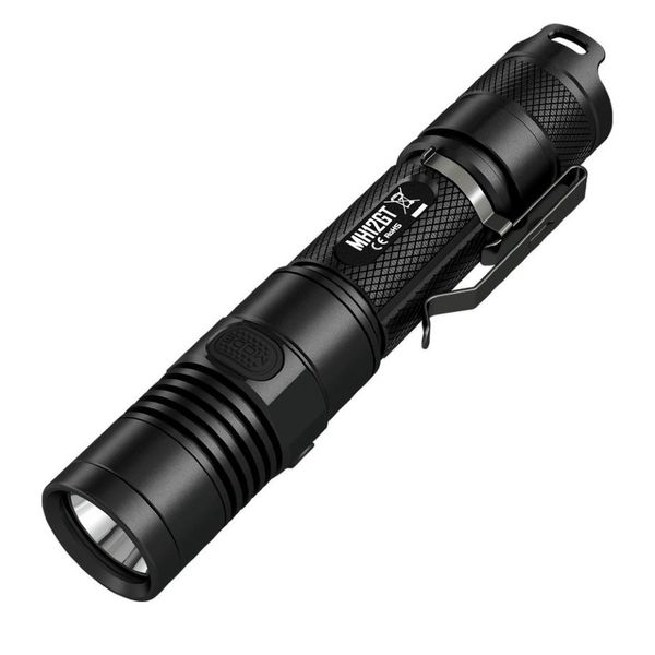 

Фонарь ручной Nitecore MH12GT (Cree XP-L HI V3, 1000 люмен, 7 режима, 1х18650, USB)