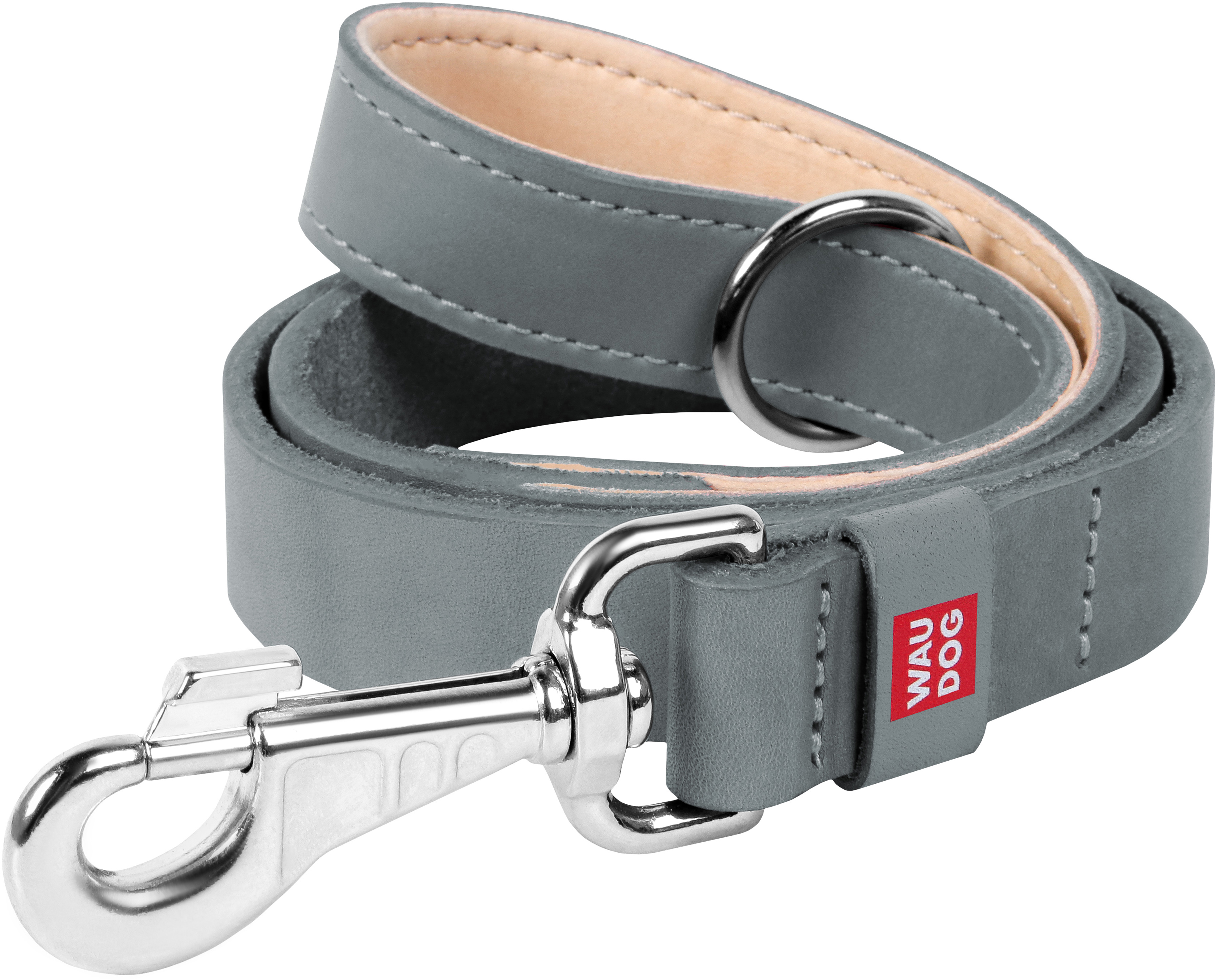 

Поводок для собак кожаный Collar WAUDOG Classic, S, Ш 20 мм, Дл 122 см