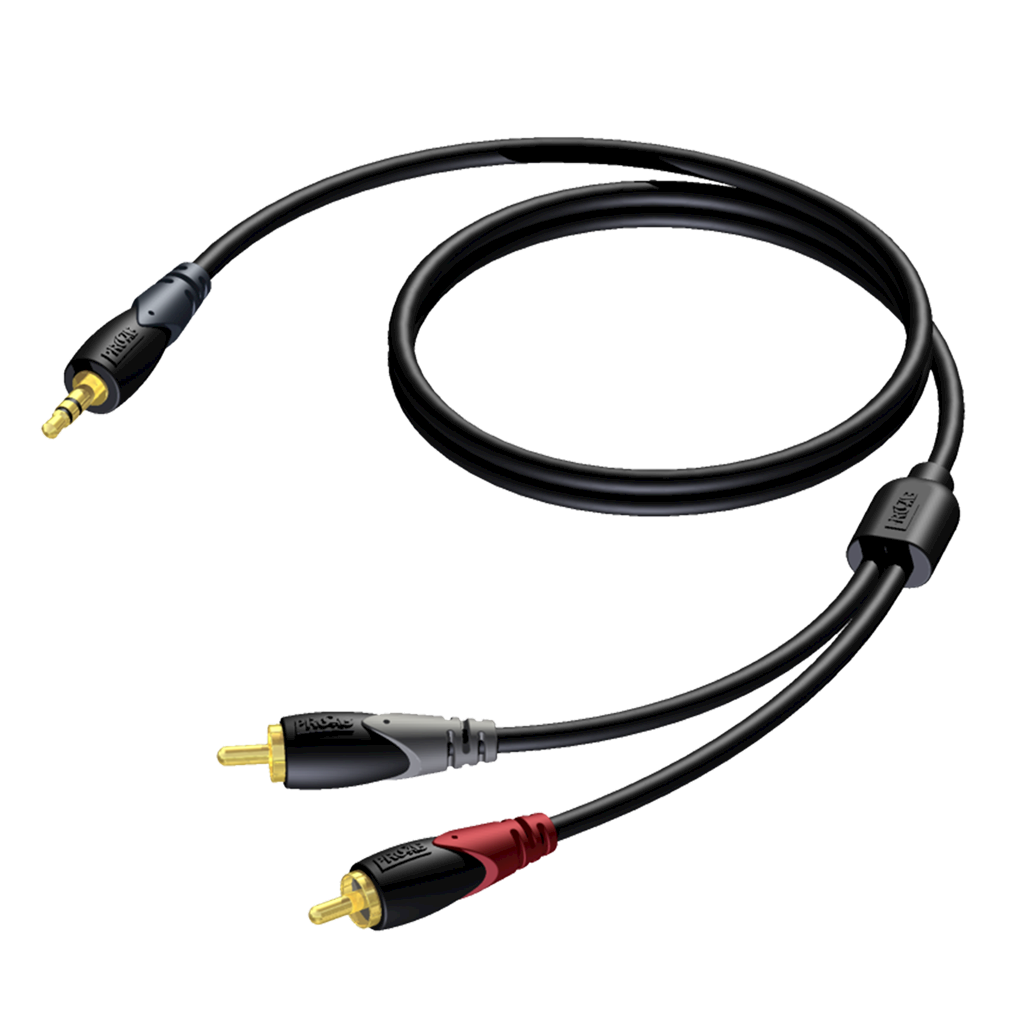 

Коммутационный кабель Mini-Jack 3,5 — 2хRCA 1,5 м Procab CLA711/1,5