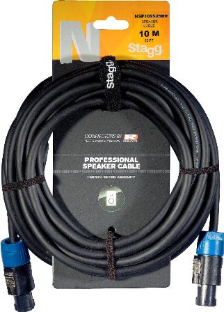 

Акустический кабель Speakon-Speakon 10 м Stagg NSP10SS25