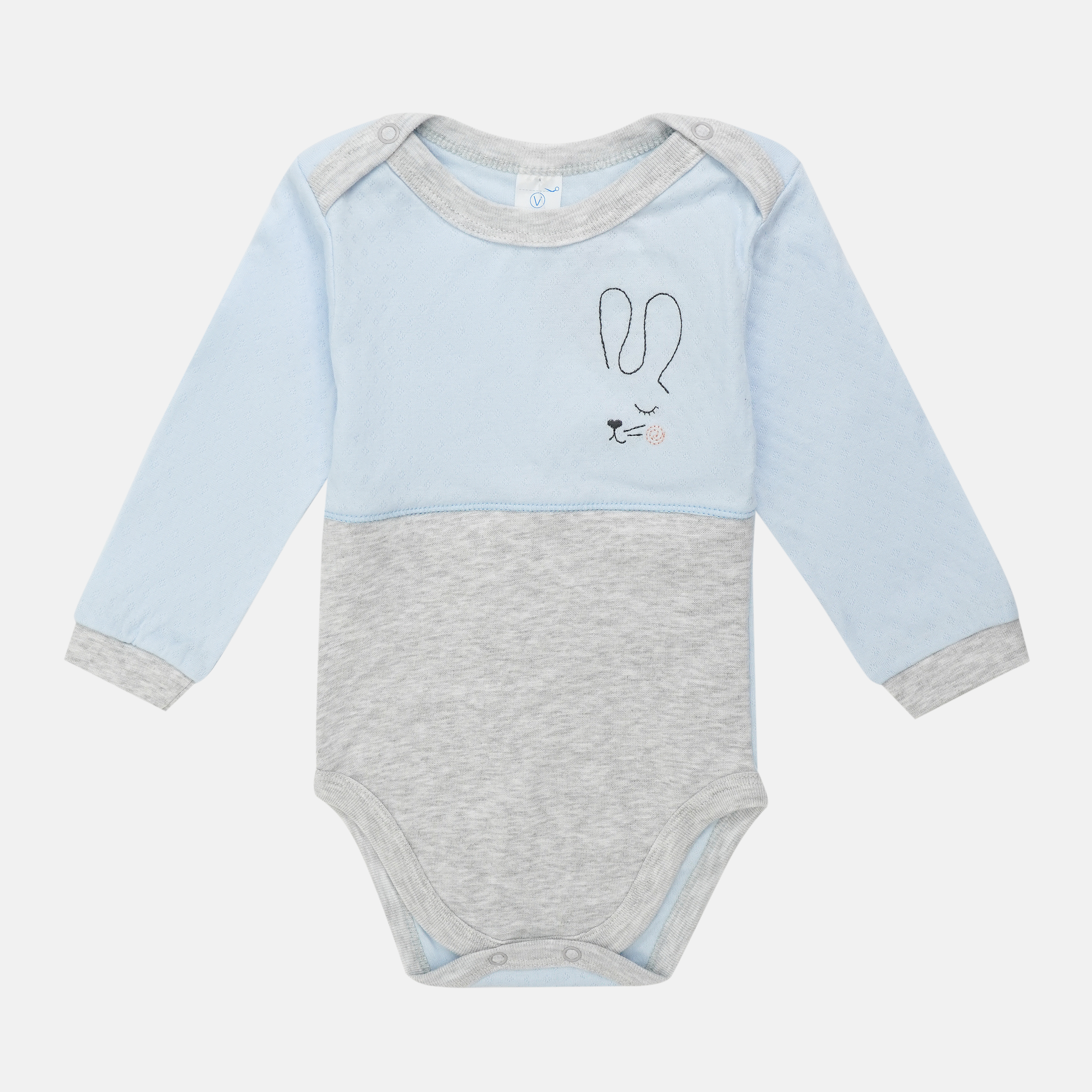 

Боди Baby Veres Honey bunny blue 102-3.59 74 см Голубое
