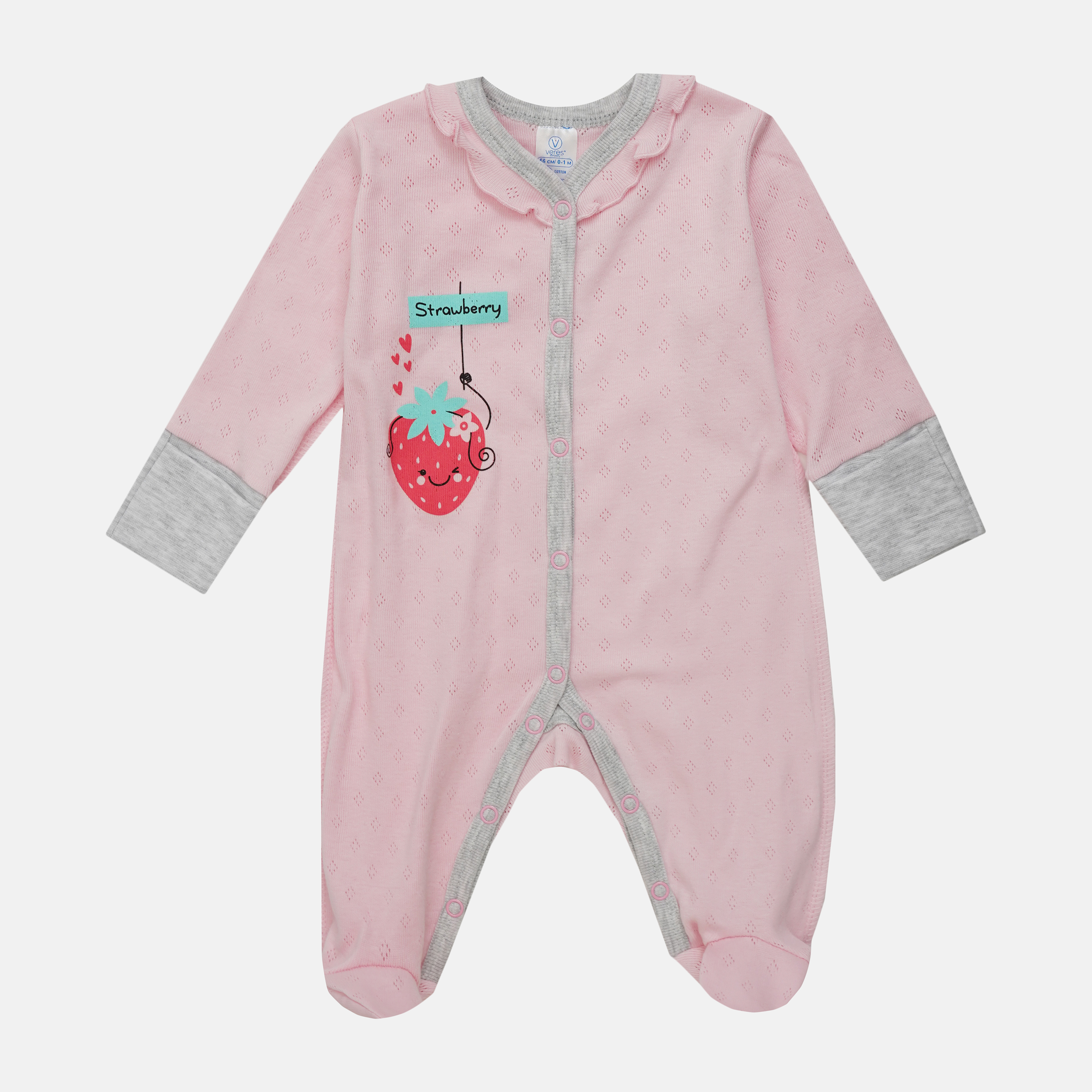 

Человечек Baby Veres Strawberry 101.37-1 62 см Розовый