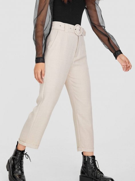 

Штани Stradivarius 4527/465/430SK 38 бежевий