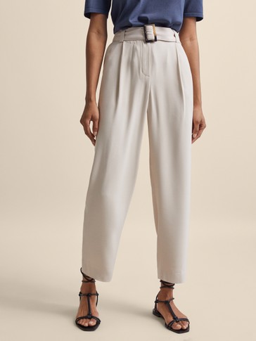 

Штани Massimo Dutti 5000/571/710SK 38 с.бежевий