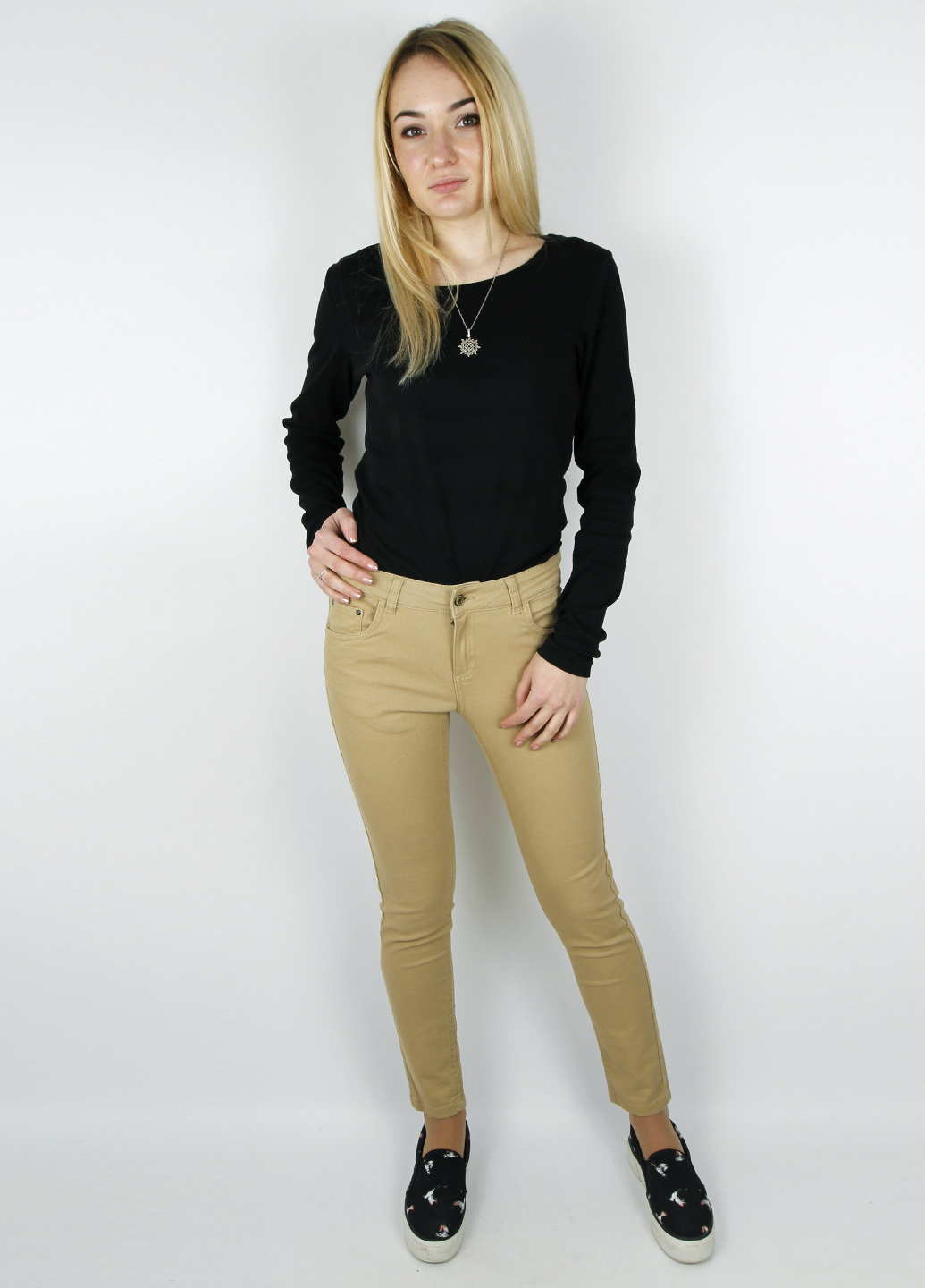 

Штани Cropp LU605 34 с.коричневий