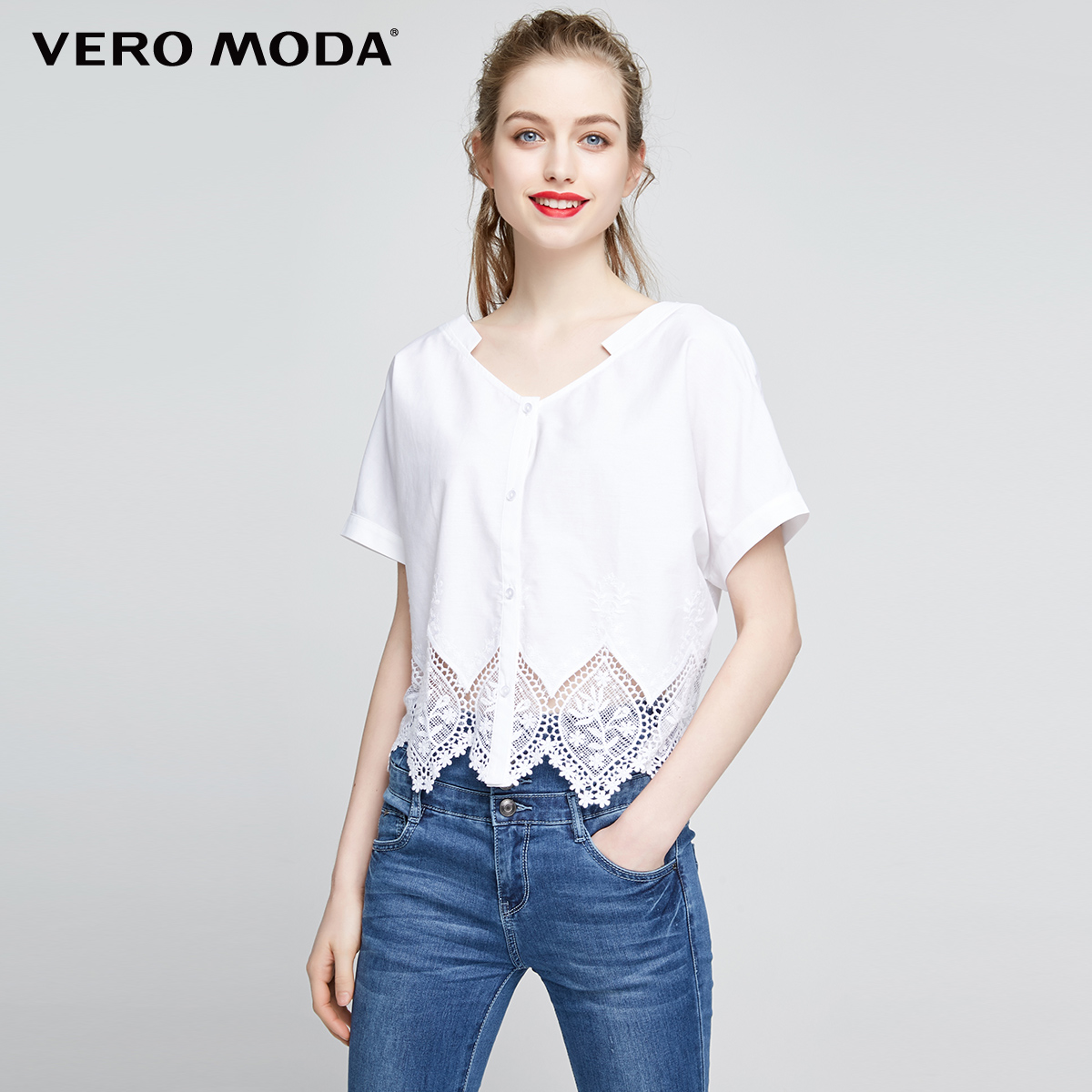 

Блуза Vero Moda 317304510A06SK M білий