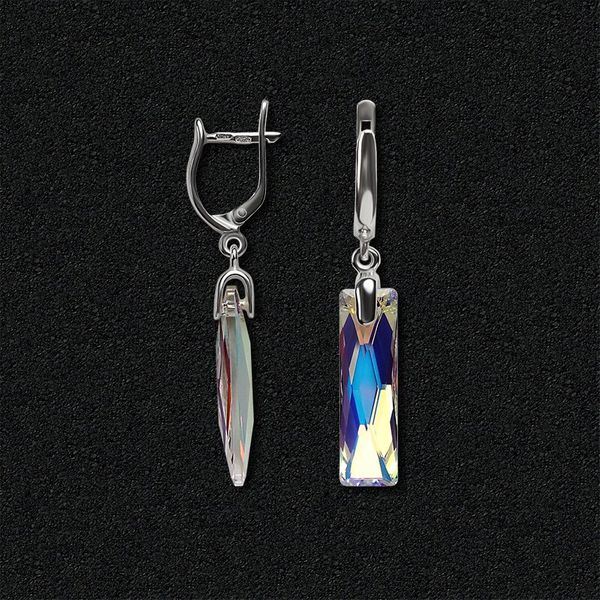 

Срібні сережки Swarovski 2306lab