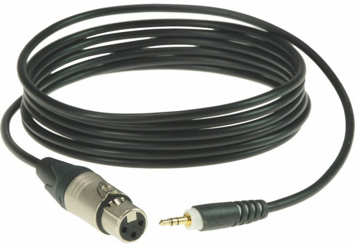 

Микрофонный кабель XLR Female - Mini Jack 3,5 - 1.5 м KLOTZ AU-MF0150