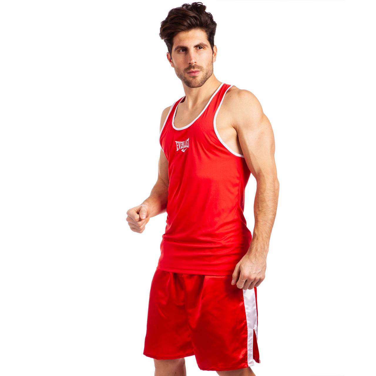 

Форма для бокса боксерская форма Everlast Heroe 6011 размер XL (50-52) Red-White