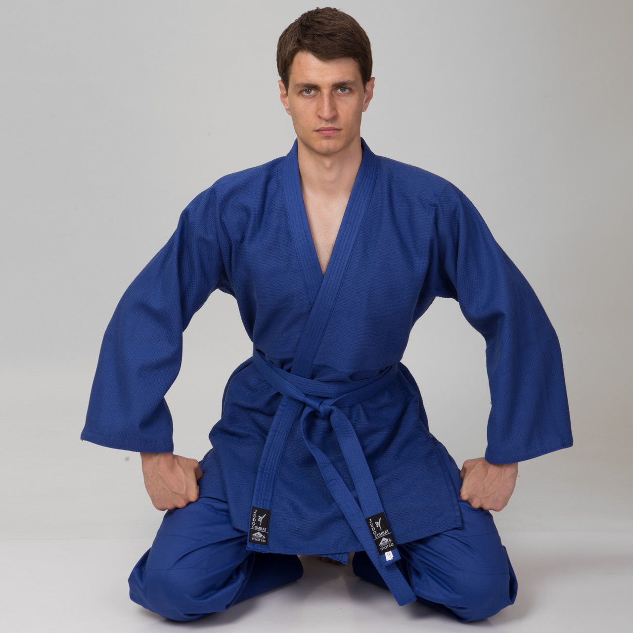 

Кимоно для дзюдо Matsa Heroe 0015 синее размер 5XL рост 190 см