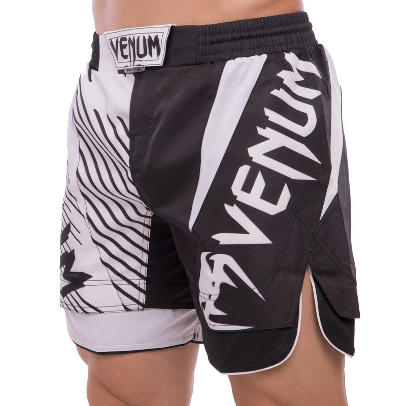 

Шорты для смешанных единоборств Venum Heroe CO-013 размер XL (175-180см) Black-White