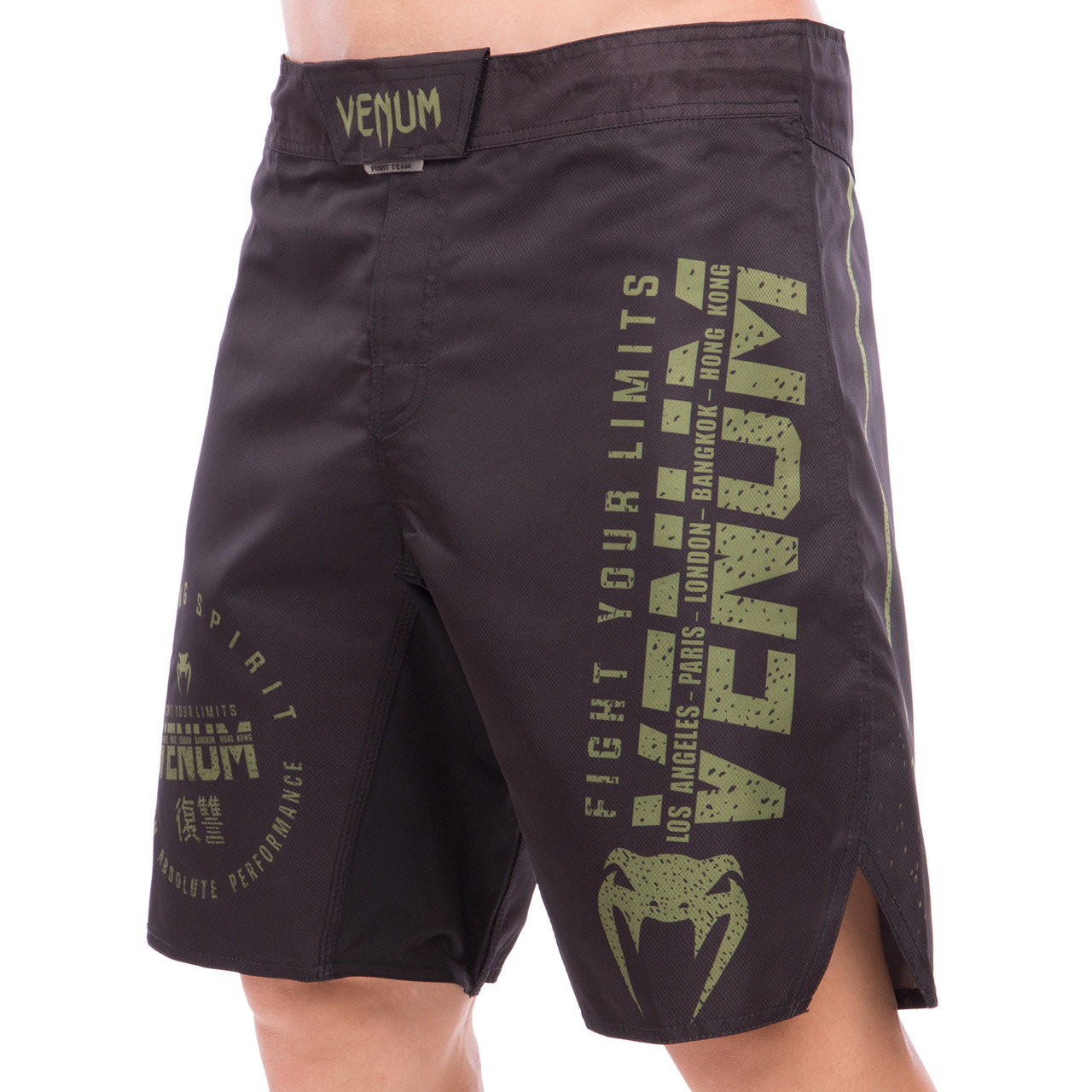 

Шорты для смешанных единоборств Venum Heroe CO-010 размер XL (175-180см) Black-Deep Green
