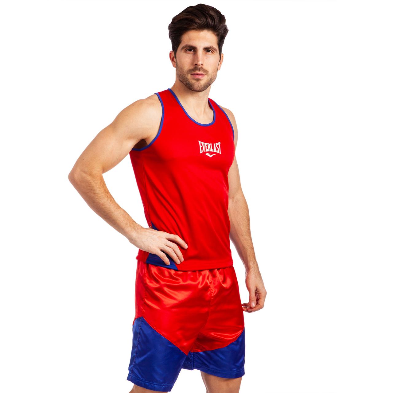 

Форма для бокса боксерская форма Everlast Heroe 3061 размер S (44-46) Red-Blue