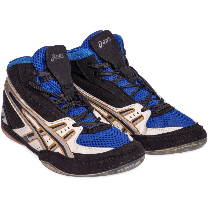 

Борцовки замшевые ASICS WORLD CHAMP Heroe OB-908-1 размер 40 Black-White-Blue