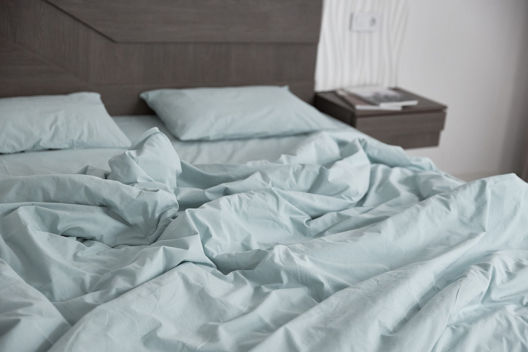 

Постельное белье из вареного хлопка Monhome Mint Мятный Евро 200х220