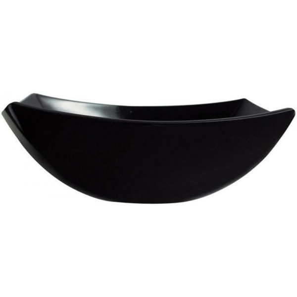 

Набір 6 квадратних салатників Luminarc Quadrato Black 24см, склокераміка