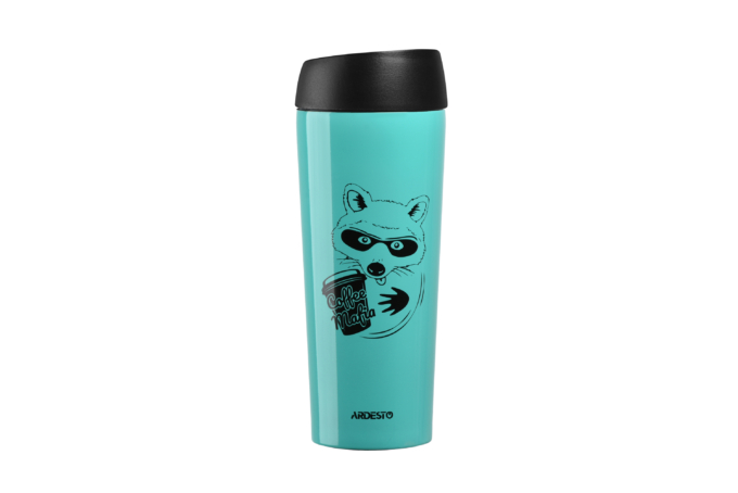 

Термочашка Ardesto Coffee time Raccon 450 мл