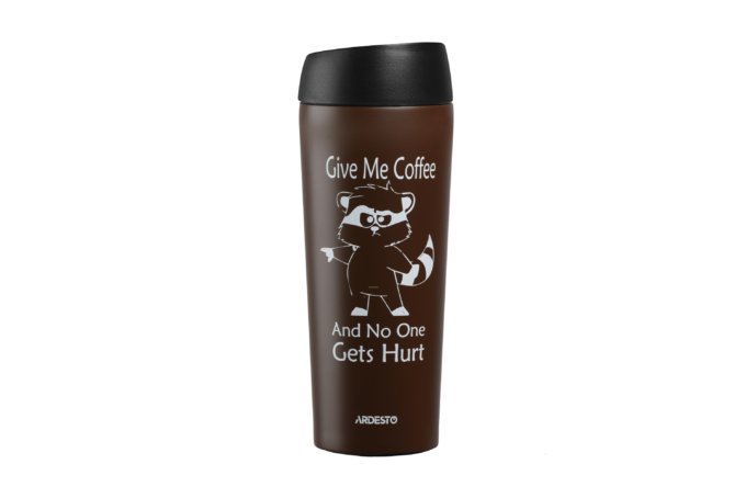 

Термочашка Ardesto Coffee time Raccoon 450 мл