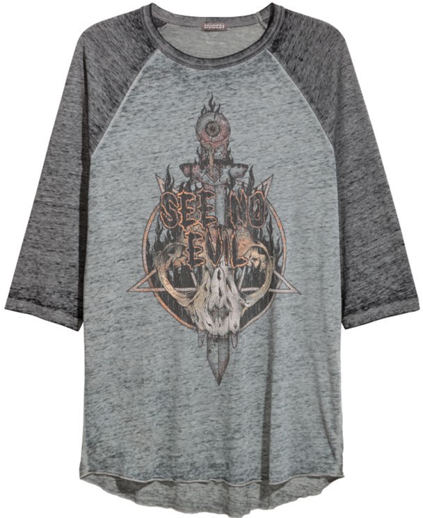 

Лонгслив H&M 3hm03300196 XS Серый