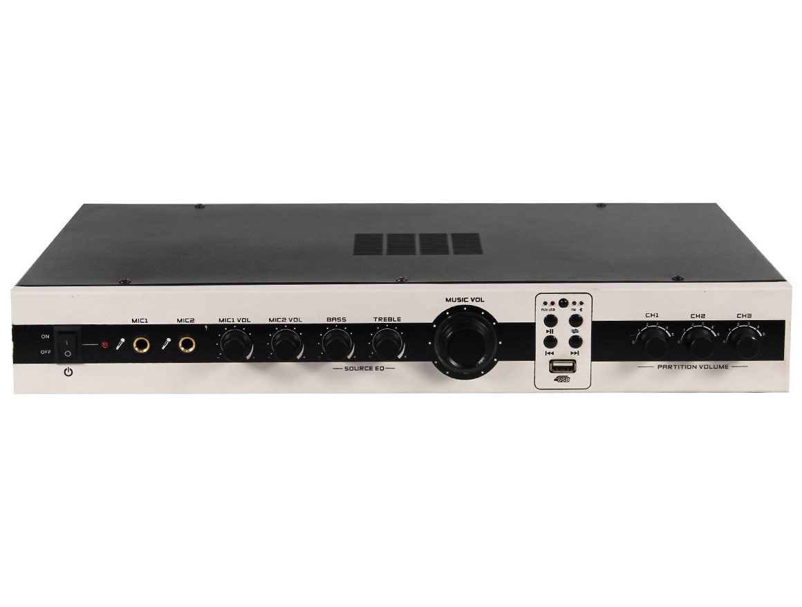 

Трансляционный усилитель BiG UNIT200 3zone MP3/FM/BT REMOTE
